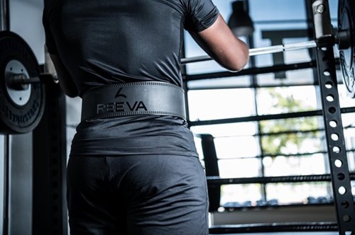 Reeva Leren Lifting Belt - Halterriem - Zwart