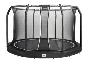 Salta Premium Ground Trampoline Met Veiligheidsnet - 427 Cm - Zwart
