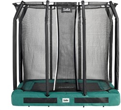 Salta Premium Ground Trampoline met Veiligheidsnet - 214 x 153 cm - Groen