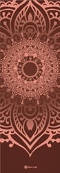 Gaiam Yoga Mat - Intense Rust Sundial Layers - 5 mm