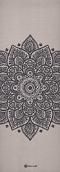 Gaiam Tapis de Yoga - Sustained Grey Sundial Flower - 5 mm