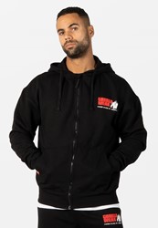 Gorilla Wear Classic Oversized Sweat à capuche zippé - Noir