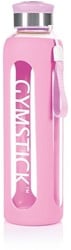 Gymstick Glazen Waterfles - 600 ml - Roze