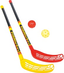 Bandito Stick de Hockey Fun + Balle - Set de 2
