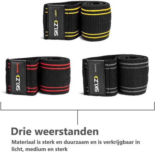 SKLZ Pro Mini Band - Licht - 3 weerstanden