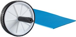 VirtuFit Double Roue Abdominal - Rouleau Ab - Roue Ab - avec Matelas