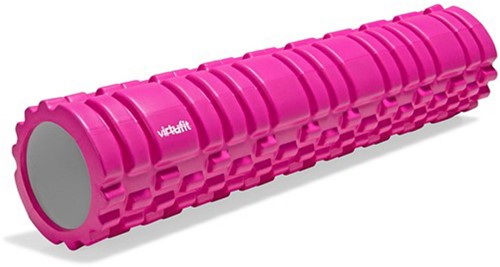 VirtuFit Grid Foam Roller - Massage roller - 62 cm - Roze