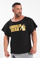 Gorilla Wear Classic Work Out Top - Zwart/Goud - S/M