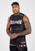 Gorilla Wear Clayton Tank Top - Zwart/Rood - S