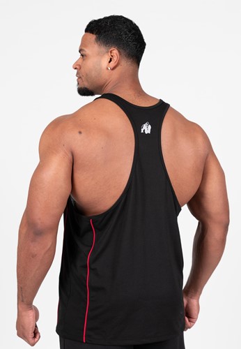 Gorilla Wear Casper Stringer - Zwart/Rood-2