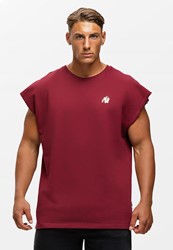 Gorilla Wear Bouse Cut Off Tanktop - Bourgogne