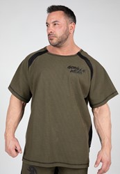 Gorilla Wear Augustine Old School Workout Top - Vert militaire