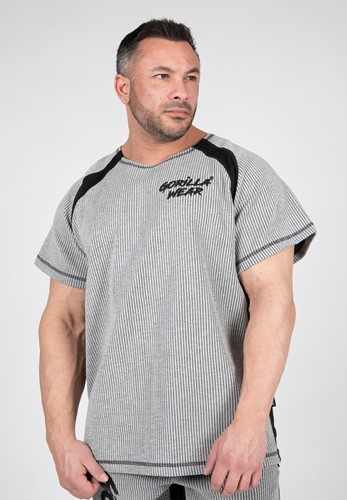 Gorilla Wear Augustine Old School Work Out Top - Grijs