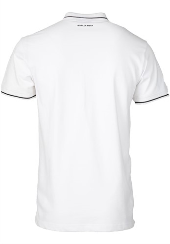 Gorilla Wear Delano Polo - Wit/Zwart - 1