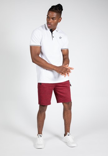 Gorilla Wear Delano Polo - Wit/Zwart-3