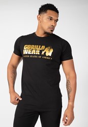 Gorilla Wear Classic T-shirt - Noir/Or