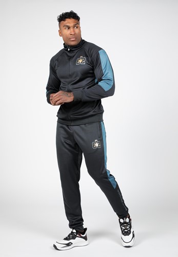 Gorilla Wear Devon Trainingsjas - Grijs/Blauw-2