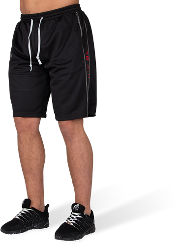 Gorilla Wear Functional Mesh Shorts - Zwart/Rood