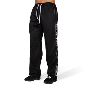 Gorilla Wear Functional Mesh Trainingsbroek - Zwart/Wit - L/Xl