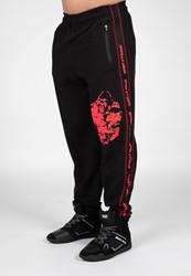 Gorilla Wear Buffalo Old School Workout Pants - Noir/Rouge