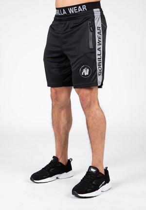 Gorilla Wear Atlanta Shorts - Zwart/Grijs - 4XL/5XL