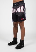 Gorilla Wear Clayton Boxing Shorts - Zwart/Rood - S