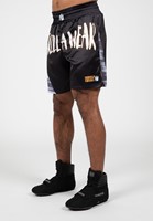 Gorilla Wear Clayton Boxing Shorts - Zwart/Goud - L