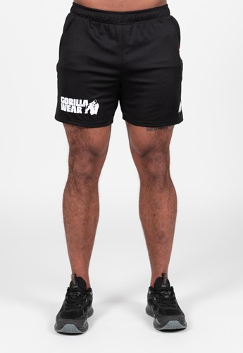 Miles Mesh Korte Broek Zwart - front