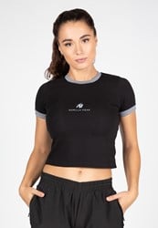 Gorilla Wear New Orleans Cropped T-Shirt - Zwart