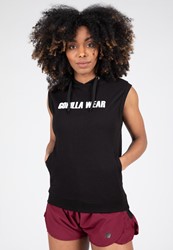 Gorilla Wear Virginia Sleeveless Hoodie - Noir