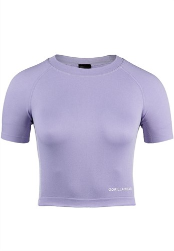 Gorilla Wear Selah Seamless Crop Top Lila
