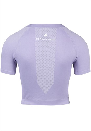 Gorilla Wear Selah Seamless Crop Top Lila