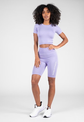 Gorilla Wear Selah Seamless Crop Top Lila