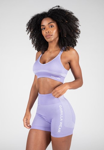Gorilla Wear Selah Seamless Sportbeha - Lila