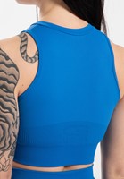 Gorilla Wear Olivia Seamless Crop Top - Blauw