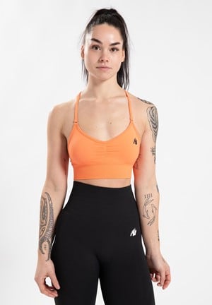 Gorilla Wear Olivia Seamless Sportbeha - Perzik - S/M