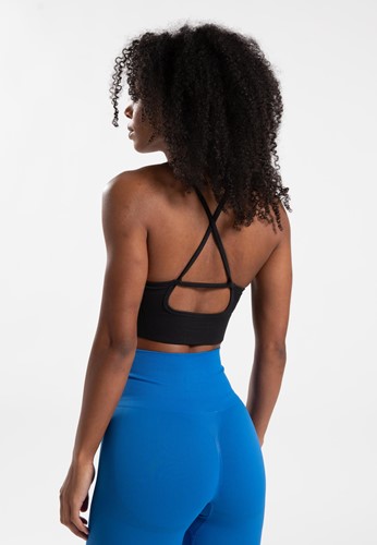 Gorilla Wear Olivia Seamless Sportbeha - Zwart-2