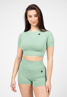Gorilla Wear Whitney Seamless Crop Top - Groen - XS/S