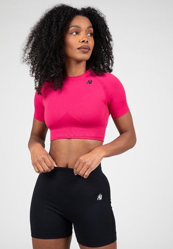 Gorilla Wear Whitney Seamless Crop Top - Roze