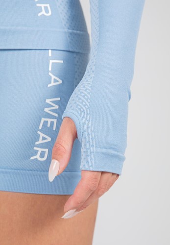 Gorilla Wear Selah Seamless Long Sleeve - Lichtblauw-3