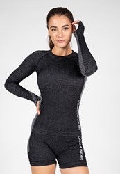 Gorilla Wear Selah Seamless Long Sleeve - Noir