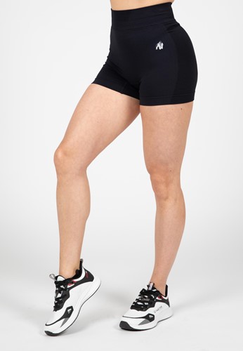 Gorilla Wear Whitney Seamless Shorts - Zwart