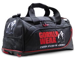 Gorilla Wear Jerome Gym Bag - Noir/Rouge