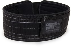 Gorilla Wear 4 Inch Nylon Lifting Belt - Noir/Gris