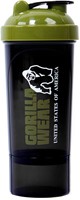 Gorilla Wear Shake Beker - 500 ml - Zwart/Legergroen