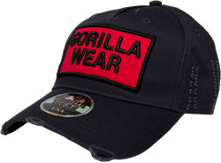 Gorilla Wear Harrison Pet - Zwart/Rood