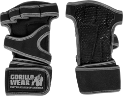 Gorilla Wear Yuma Krachtsport Handschoenen - Zwart/Grijs