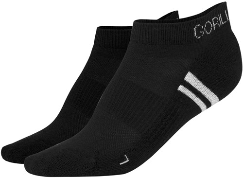 Gorilla Wear Quarter Sokken 2-Pack - Zwart