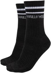 Gorilla Wear Crew Socks 2-Pack - Noir