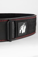 Gorilla Wear Halterriem - 4 Inch Premium Leather Lifting Belt - Zwart-2